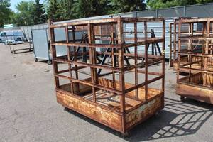 Industrial Metal Cart 72Lx44Wx75H