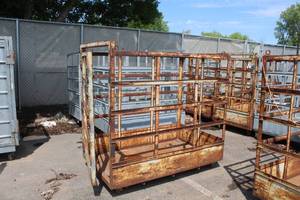 Industrial Metal Cart 72Lx44Wx75H