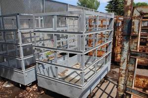 Industrial Metal Cart 72Lx44Wx75H