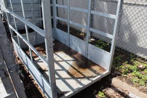 Industrial Metal Cart 72Lx44Wx75H