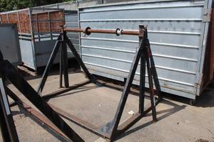 Industrial Metal A-Frame Stand 84Lx68Wx60H