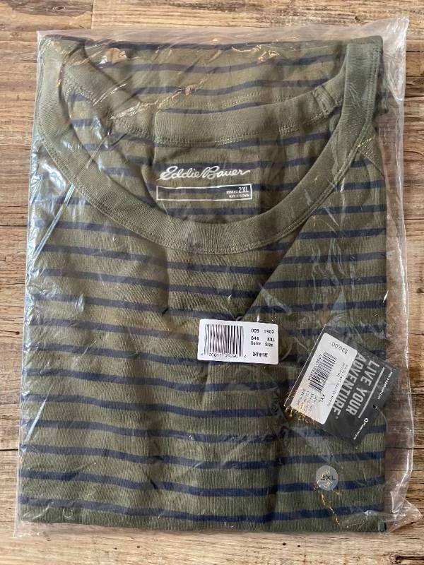 lot 95 image: Eddie Bauer Favorite Halter Tank Top Shirt Green Size XL