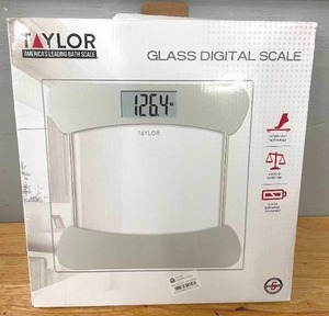 lot 12 image: Taylor Glass Digital Bathroom Scale