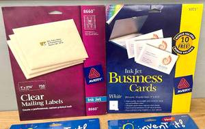 lot 104 image: Lot of DIY Printing Arts & Crafts Kits and Supplies