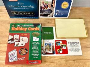 lot 105 image: Large Lot of Office Printer Paper and DIY Cards