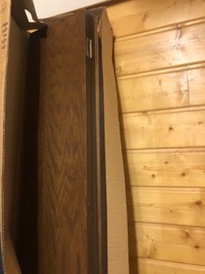 Hollow core oak bifold door