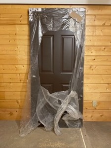 Steel entry door