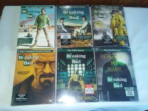 lot 28 image: Breaking Bad Complete set, season 1-6. Television series,