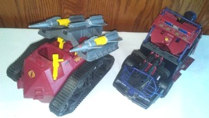 lot 36 image: (2) GI Joe Cobra Vehicles.
