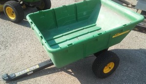 lot 50 image: John Deere 10P Garden Cart.