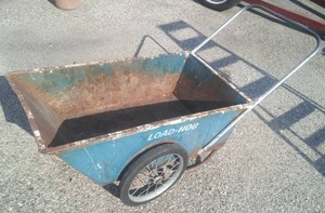 lot 59 image: Garden Cart. 2 Wheel