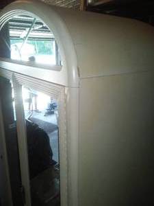 lot 108 image: Armoire 75 x 36 x 18 feet. Clothing bar, or Entertainment center. Excellent Condition. Loc G