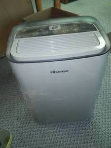 lot 159 image: De-humidifier- Hisense Energy star rated.