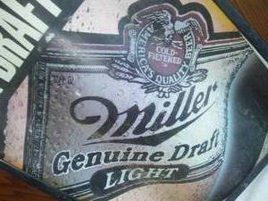 lot 181 image: Miller Genuine Draft Light Sign