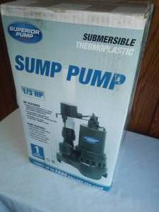 lot 188 image: Superior Pump Sump Pump.