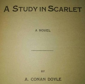lot 207 image: A study in Scarlet. Rare Edition Circa 1900