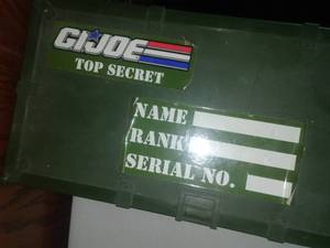 lot 232 image: GI Joe Footlocker top secret.