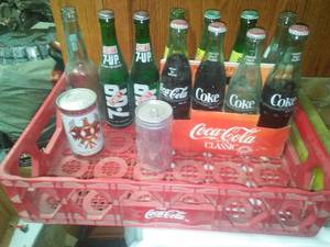 lot 263 image: Rare cardboard 8 pack Coca Cola, coke and more.