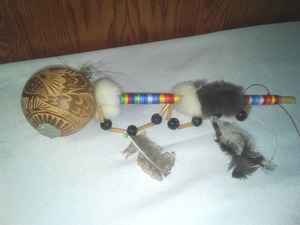 lot 762 image: Native Medicine Man. Shaman