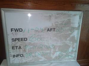 lot 289 image: Aluminum Framed White Board