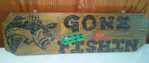 lot 743 image: Gone Fishing.