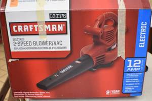 Electric leafblowervac