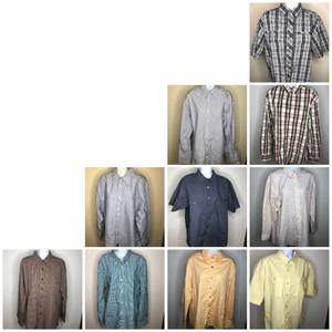 Button Up Shirt Collection (L,XL) Kenneth Cole, Dickie, Gap, Tommy Hilfiger & More