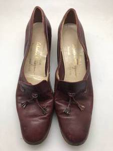 Vantage Burgundy Tassel Salvatore Ferragamo Florence Italy Shoes (8)