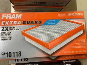 FRAM CA10118 AIR FILTERS