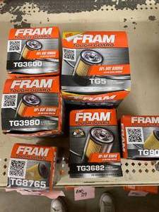 ASSORTED FRAM TOUGH GUARD OIL FITLERS