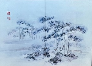 lot 15 image: Korean Art Exhibition Print