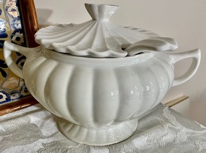 lot 32 image: Mosaic Tray, Soup Tureen and More