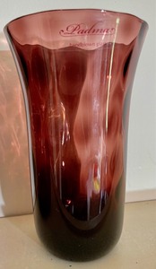 lot 27 image: Padma Handblown Amethyst Glass Vases
