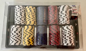 lot 96 image: M. Louis Poker Room Poker Chips