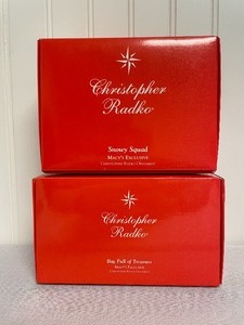 lot 53 image: 2 Christopher Radko Ornaments