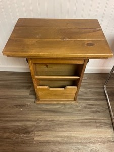 lot 66 image: Accent Table with Storage