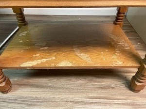 lot 69 image: Wooden End Table