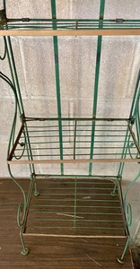 lot 132 image: Ornate Metal Shelf