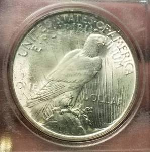 1922 PEACE SILVER DOLLAR UNC
