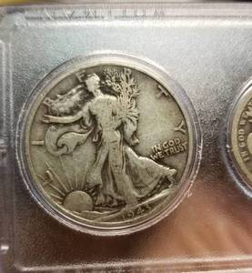 5 US COIN SET WALKING LIB 50C BARBER 25C MERCURY 10C LIBERTY 5C INDIAN 1C
