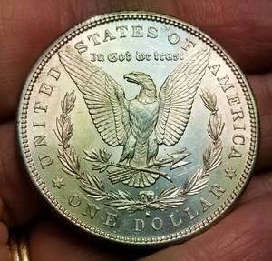 1880-S MORGAN SILVER DOLLAR BU