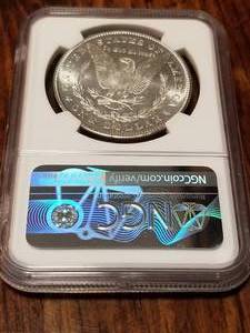 1878-S MORGAN SILVER DOLLAR MS63 NGC