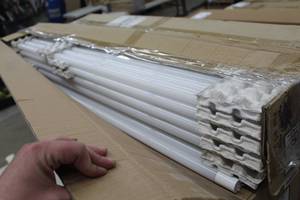 lot 57 image: Lot of (75) LED Light Tubes LEDT8-15W-1800LM-4FT-BP-4000K