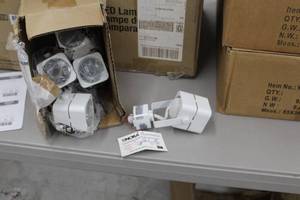 lot 107 image: Lot of (5) Nora Lighting NT Series Track Lighting NTL-2211 (in box)