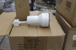 lot 108 image: Lot of (12) Nora Lighting Track Lighting Step Cylinder with Black Baffle NTH-103 (in box)