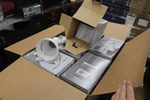 lot 120 image: Lot of (10) Lithonia Lighting Track Head Light Fixtures (in 1 case)