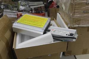 lot 121 image: Lot of (3) Mean Well LED Retrofit Kits HLG-320H-24A (in 1 case)
