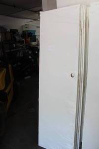 lot 207 image: Lot of (3) Primed Solid Wood Door Blanks