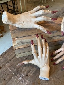 lot 34 image: For Creeps Sake Set of (4) Faux Hands
