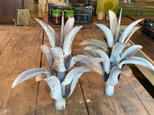 lot 63 image: Large Vintage French Decorative Metal Finials